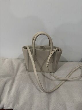 Dagne Dover Mini Tote in Light Beige